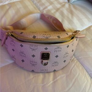 MCM Light Pink Crossbody Bag